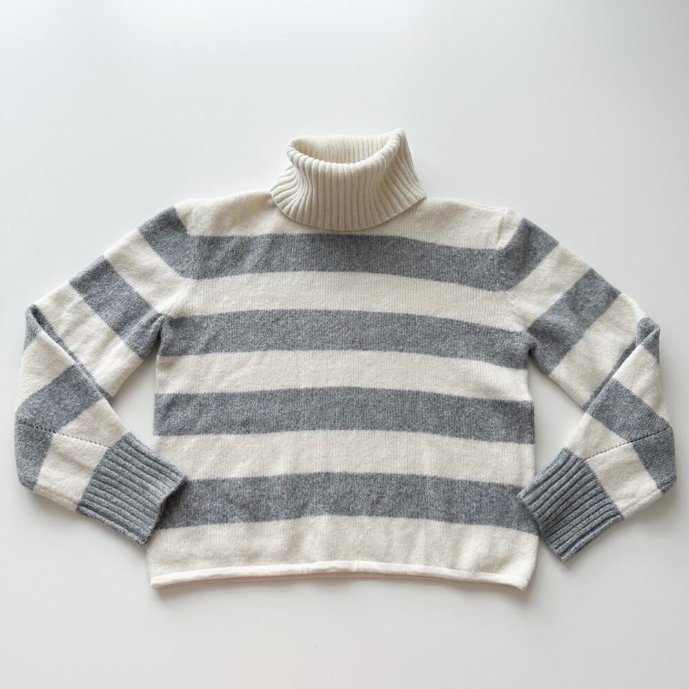 Calvin Klein Jeans Striped Chunky Turtleneck Sweater